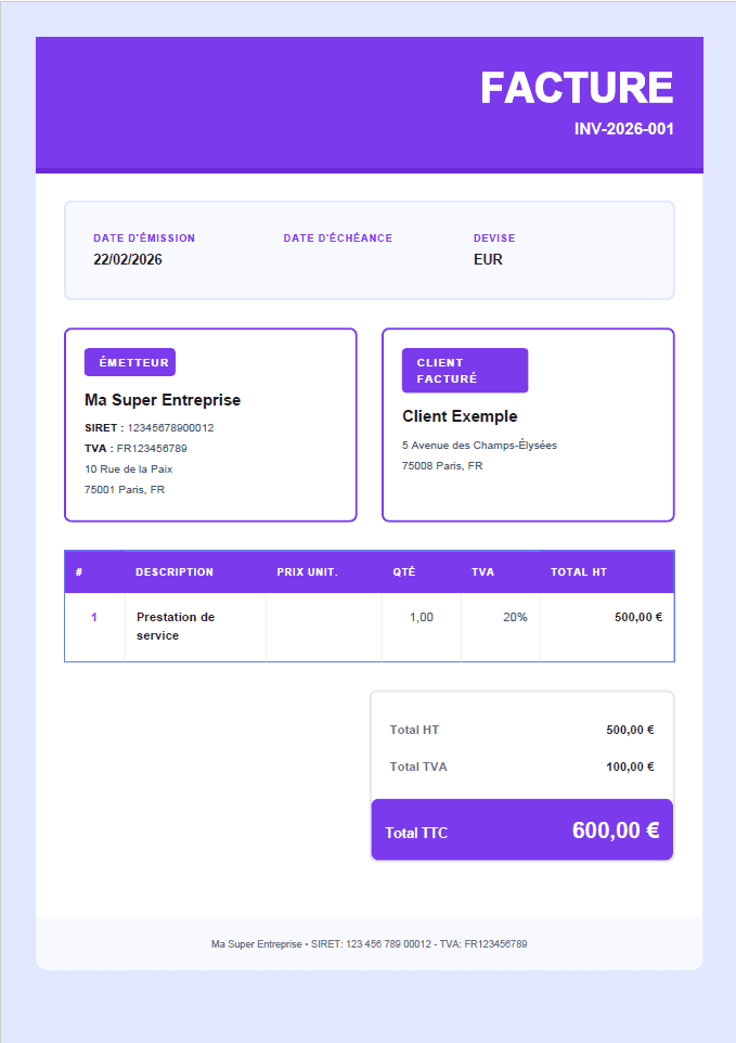 Aperçu du template Creative 04