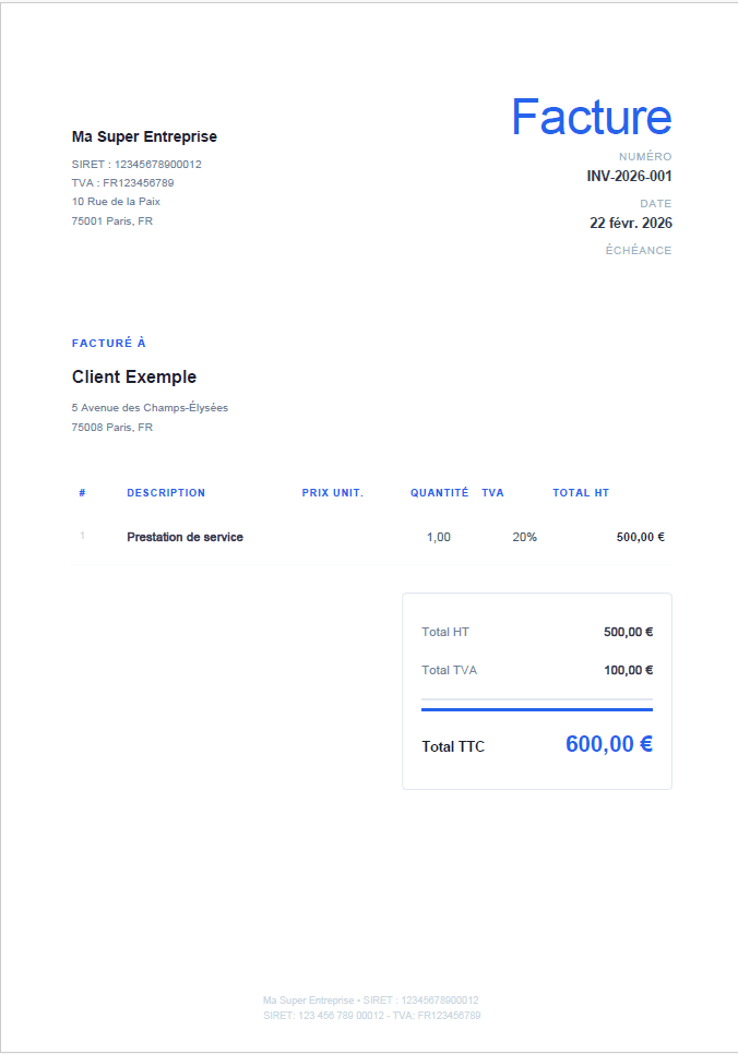 Aperçu du template Elegant 05